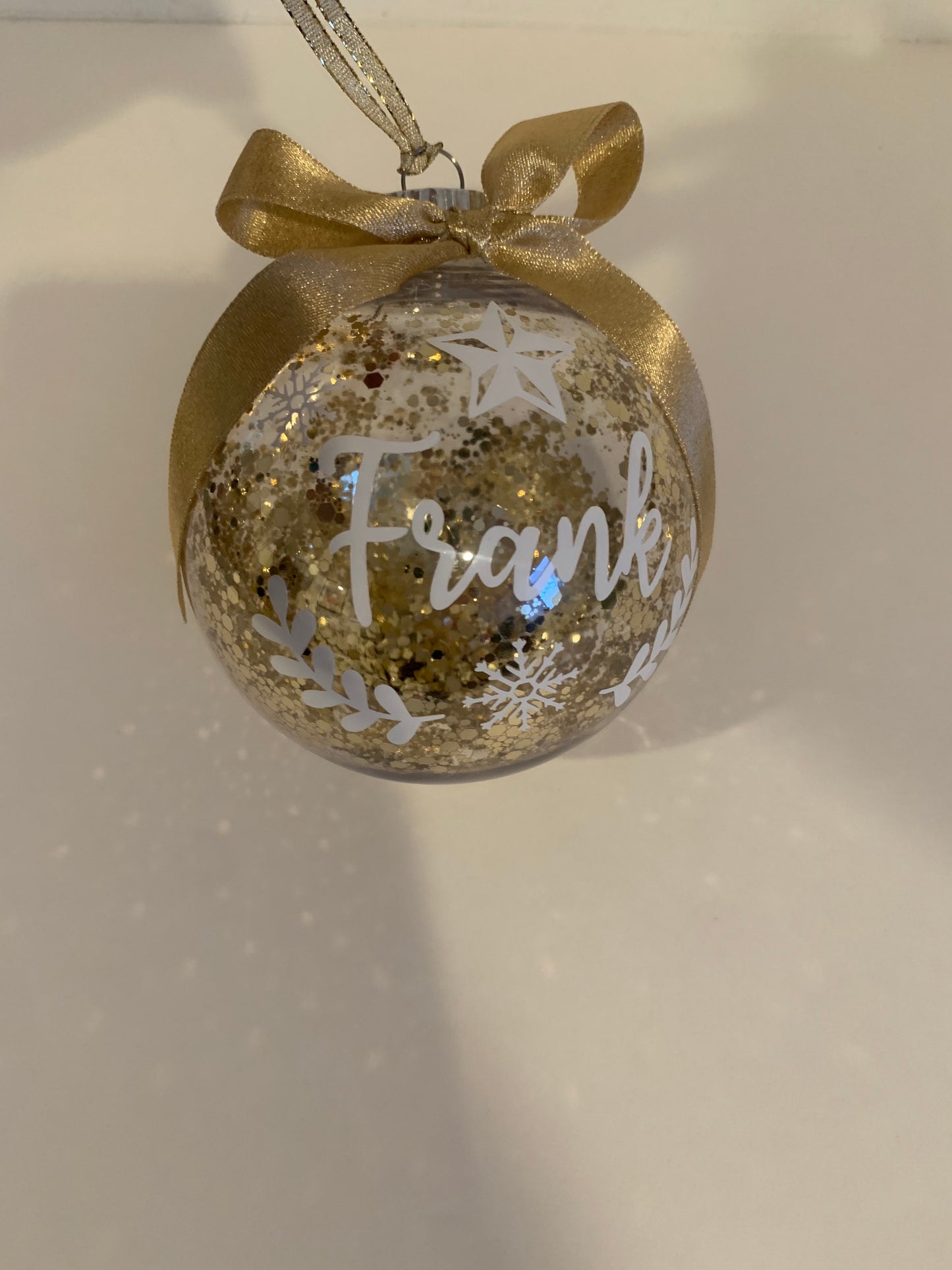 Customized Ball Ornament Transparent