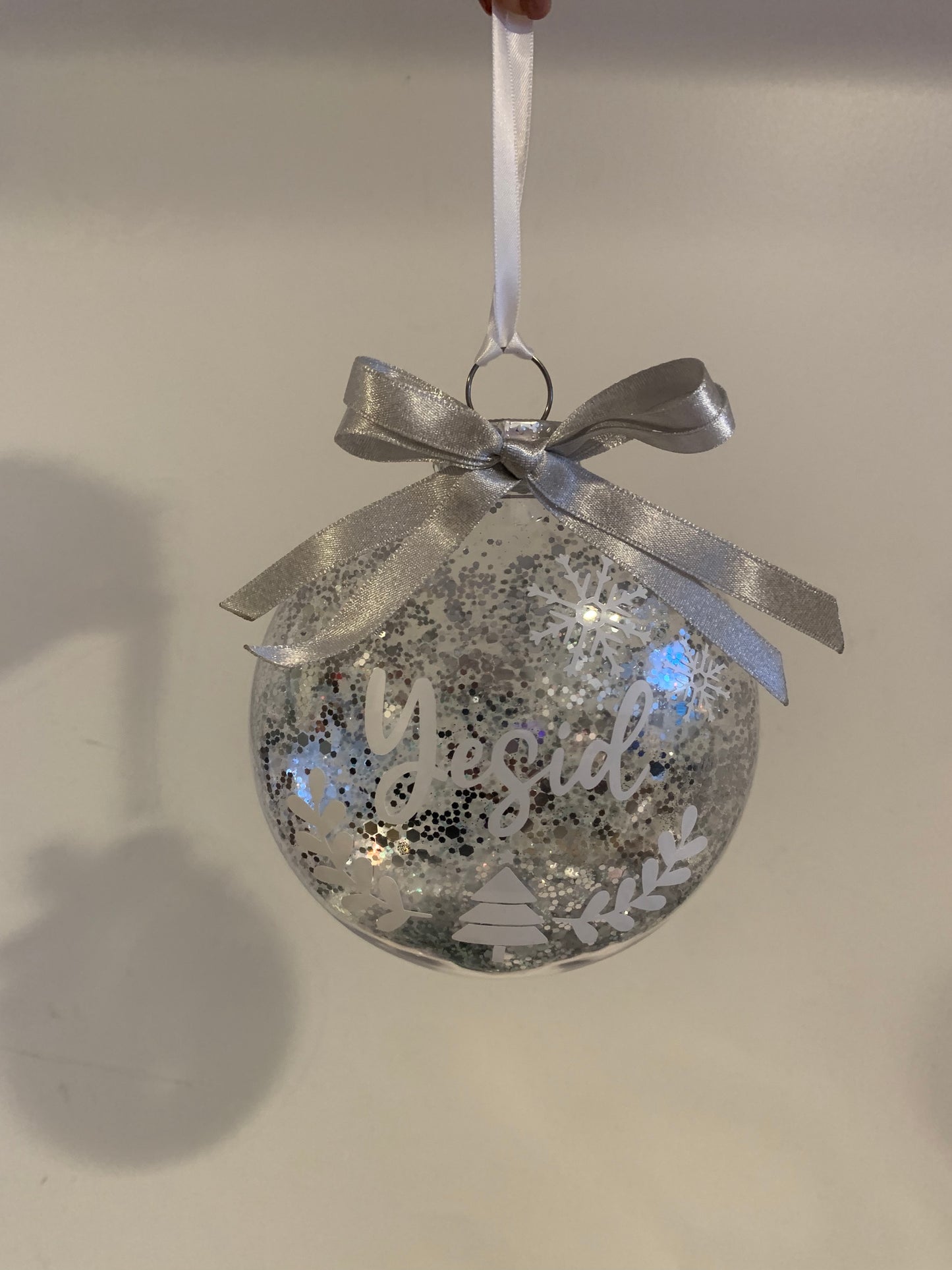 Customized Ball Ornament Transparent