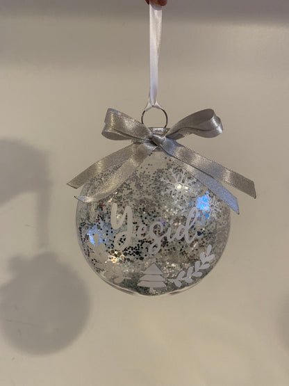 Customized Ball Ornament Transparent