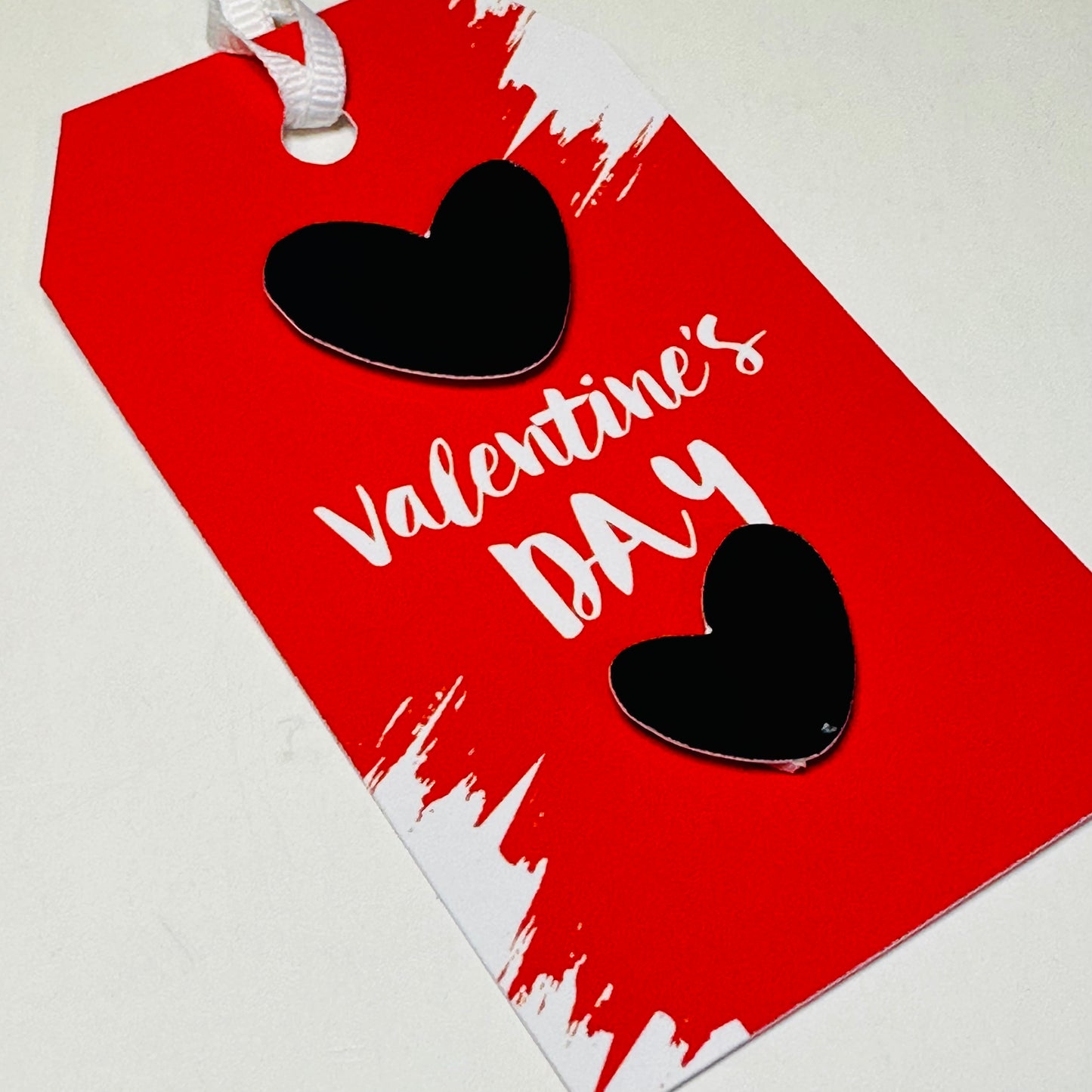 Valentine's Day Black Hearts | Tags