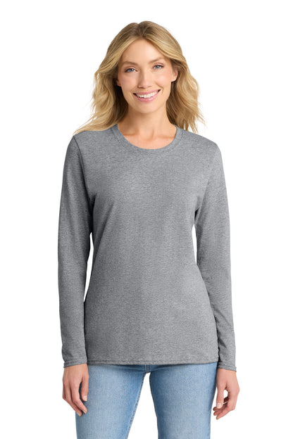 Port & Co ™  Women's Long Sleeve Core Cotton Tee. LPC54LS