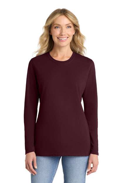 Port & Co ™  Women's Long Sleeve Core Cotton Tee. LPC54LS