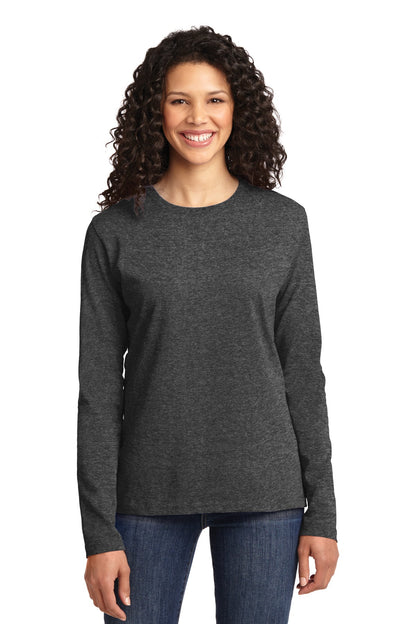 Port & Co ™  Women's Long Sleeve Core Cotton Tee. LPC54LS