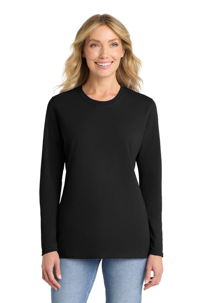 Port & Co ™  Women's Long Sleeve Core Cotton Tee. LPC54LS