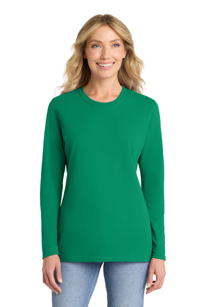 Port & Co ™  Women's Long Sleeve Core Cotton Tee. LPC54LS