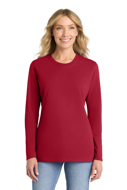 Port & Co ™  Women's Long Sleeve Core Cotton Tee. LPC54LS