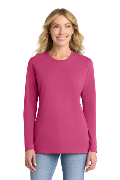 Port & Co ™  Women's Long Sleeve Core Cotton Tee. LPC54LS