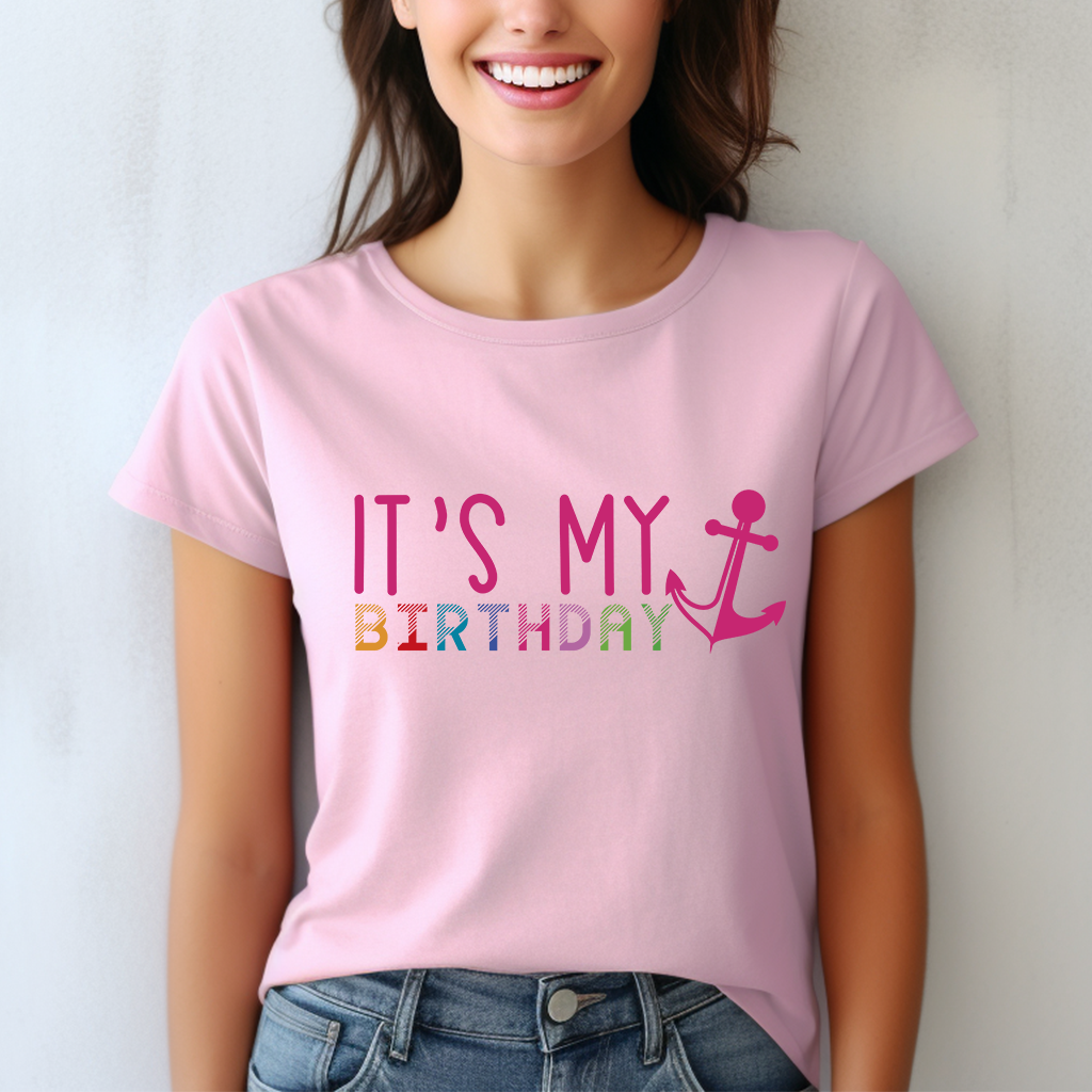 It's My Birthday Anchor T-Shirt