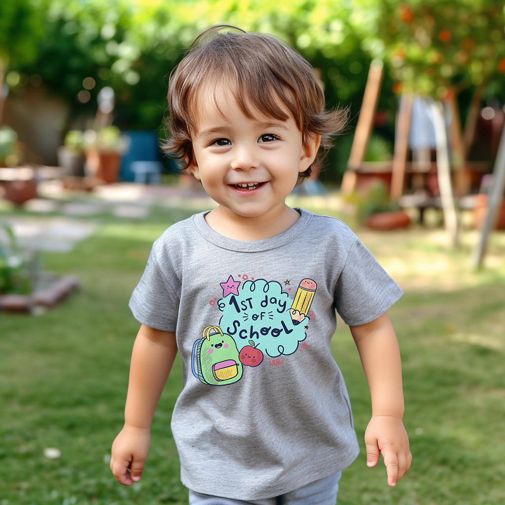 1st Day Of School Bag Pack T-Shirt