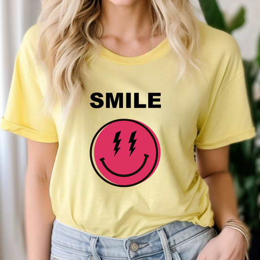 Lightning Happy Face  T-Shirt