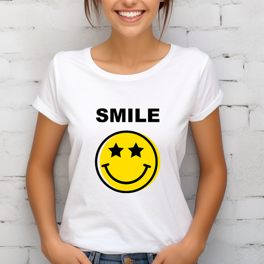 Stars Happy Face T-Shirt