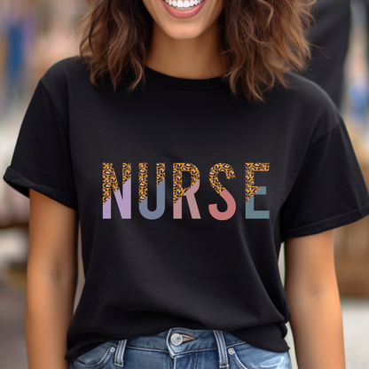 Nurse Animal Print T-Shirt