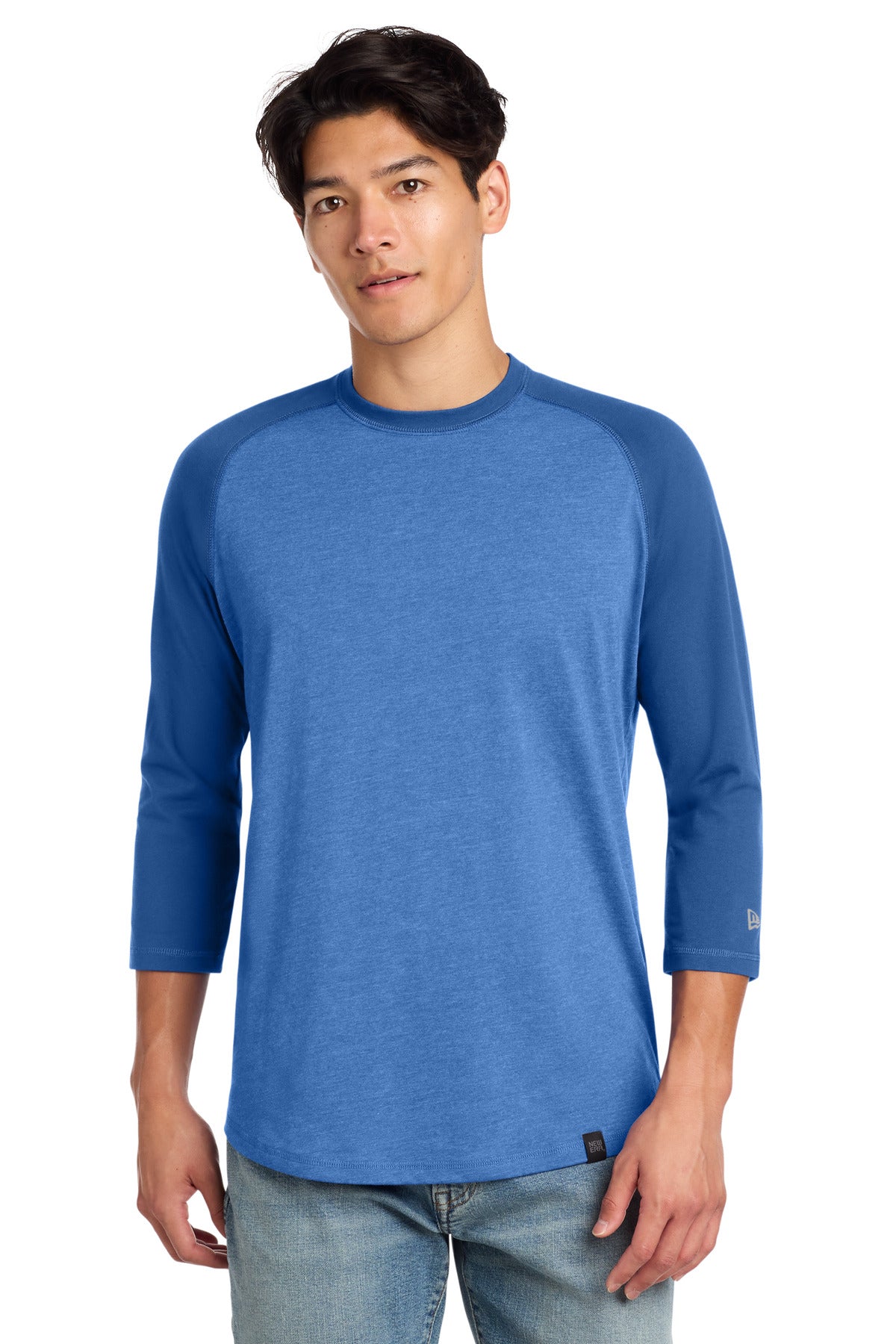 New Era  ®  Heritage Blend 3/4-Sleeve Baseball Raglan Tee. NEA104