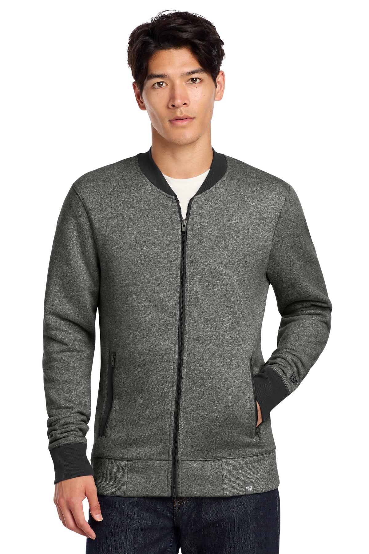 New Era  ®  French Terry Baseball Full-Zip. NEA503