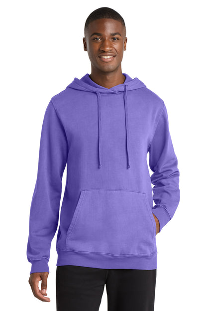Port & Co ™  Beach Wash ®  Garment-Dyed Pullover Hooded Sweatshirt. PC098H