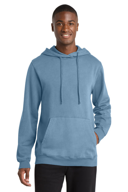 Port & Co ™  Beach Wash ®  Garment-Dyed Pullover Hooded Sweatshirt. PC098H