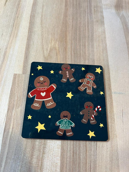 Christmas Gingerbread Coasters