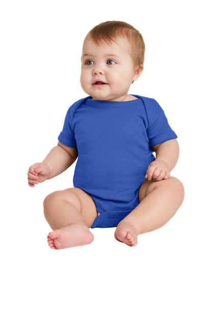 Rabbit Skins ™  Infant Short Sleeve Baby Rib Bodysuit. RS4400