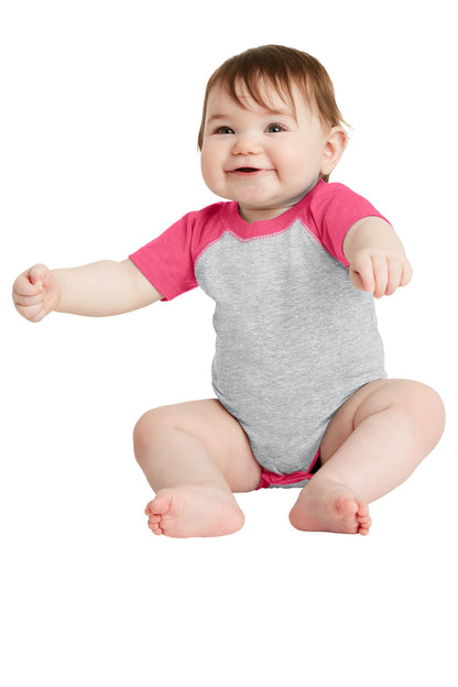 Rabbit Skins ™  Infant Baseball Fine Jersey Bodysuit. RS4430