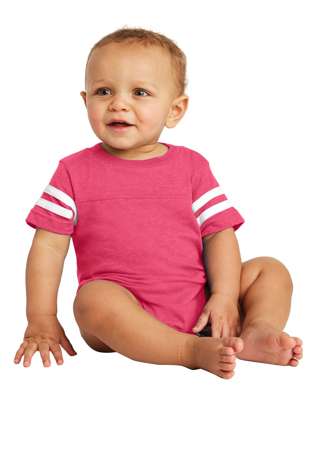 Rabbit Skins ™  Infant Football Fine Jersey Bodysuit. RS4437
