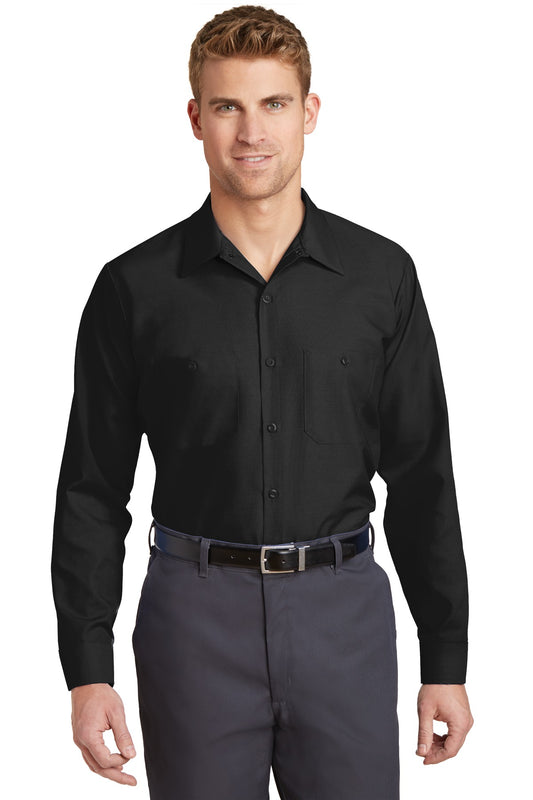 Red Kap ®  Long Size, Long Sleeve Industrial Work Shirt. SP14LONG