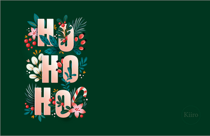 Christmas Green HO ho HO  Placemats