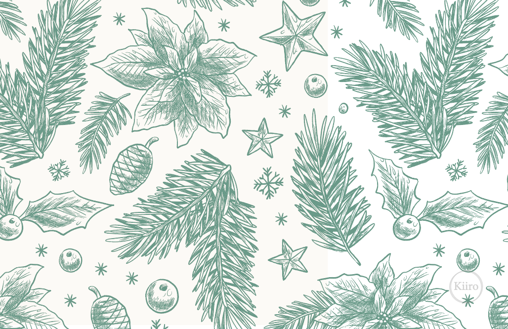 Christmas Leaves Placemats