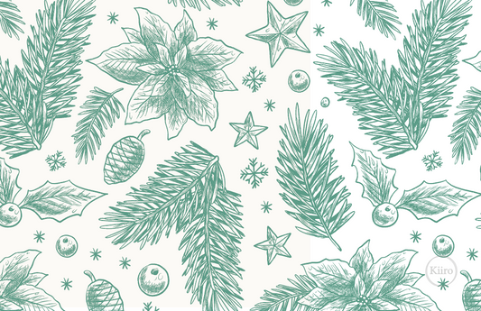 Christmas Leaves Placemats