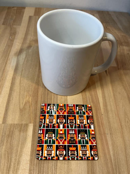 Christmas Square Nutcraker Coasters