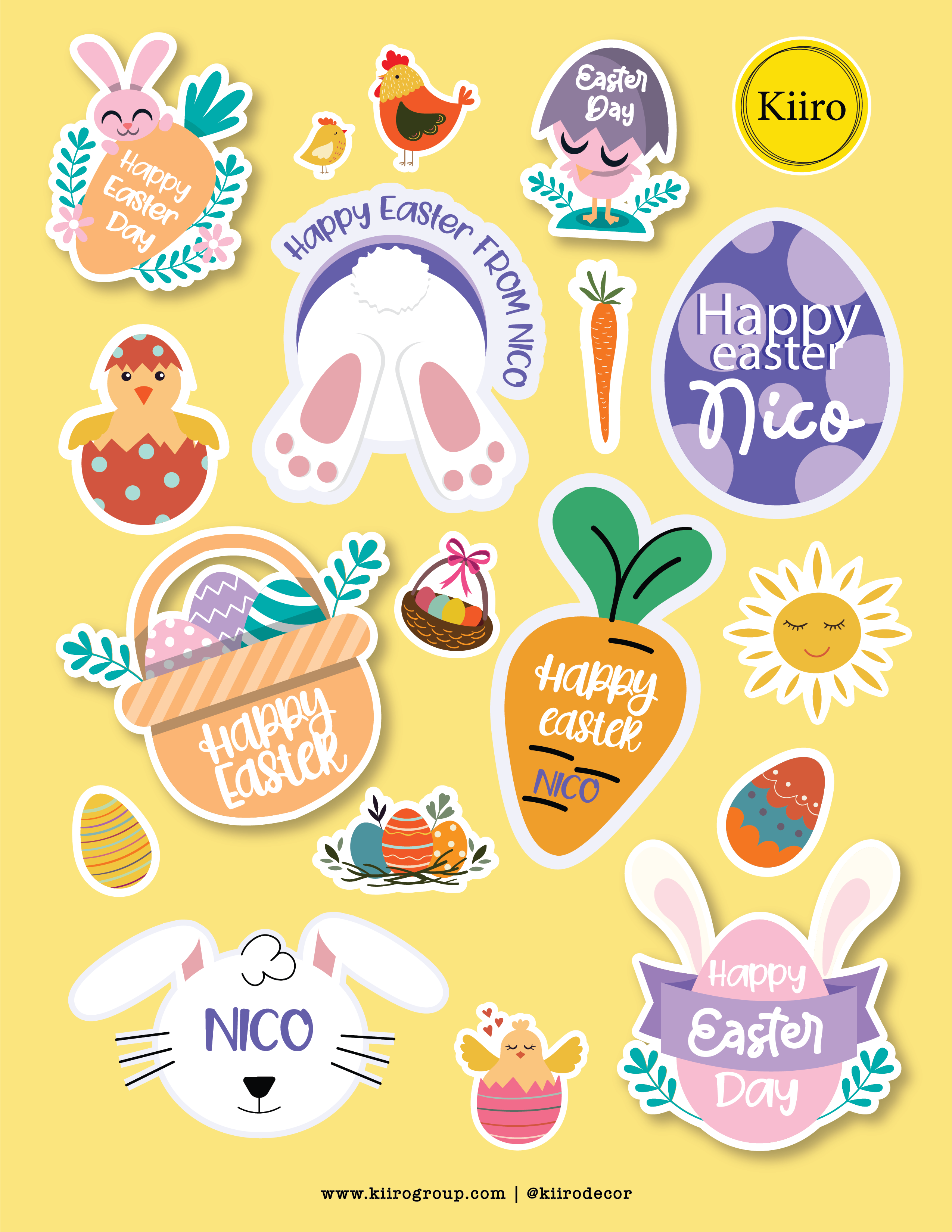 Easter | Stickers – KIIRO PRINTING STORE